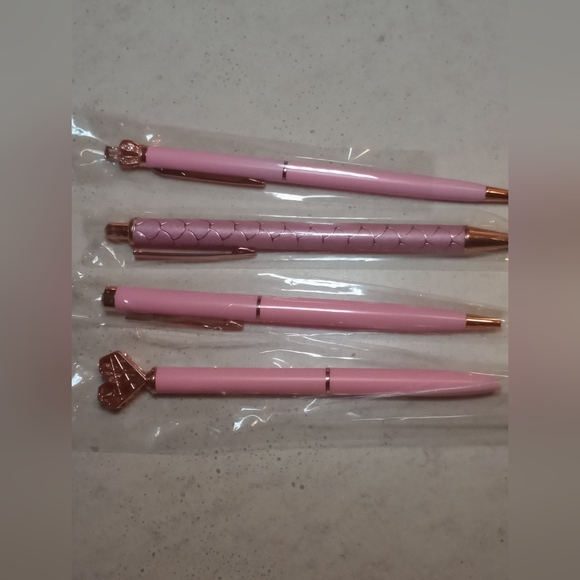 Glam Ink Pens | Pink and Prime Products | Black Ink | 4 in a Pack | NEW ITEM - Picture 4 of 10